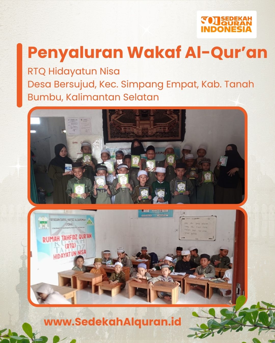 Program wakaf Al-Qur'an Marwah Wakaf Indonesia
