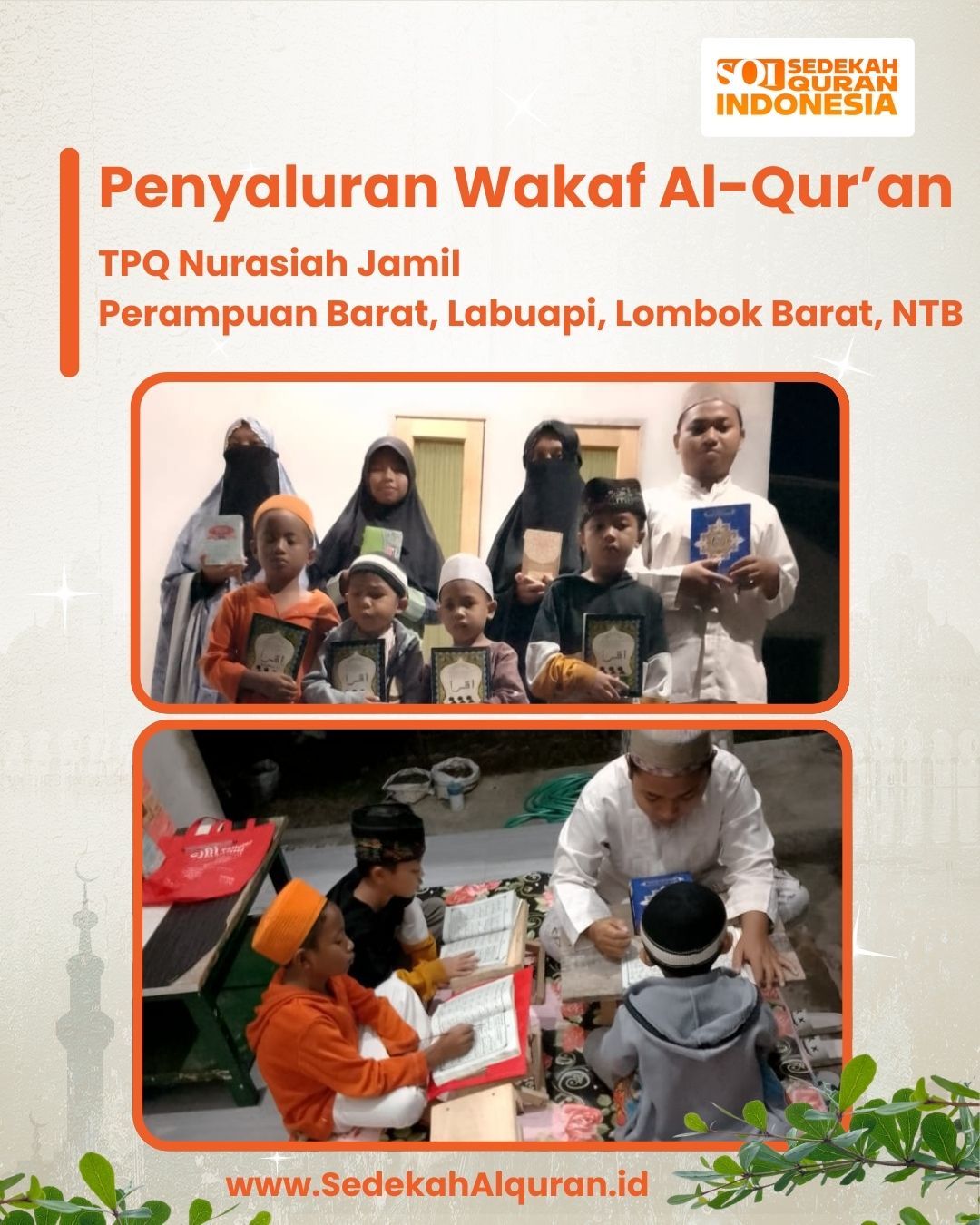 Distribusi Al-Qur'an ke daerah terpencil